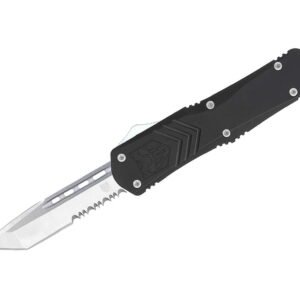 CobraTec Large Black FS-X Tanto Serrated