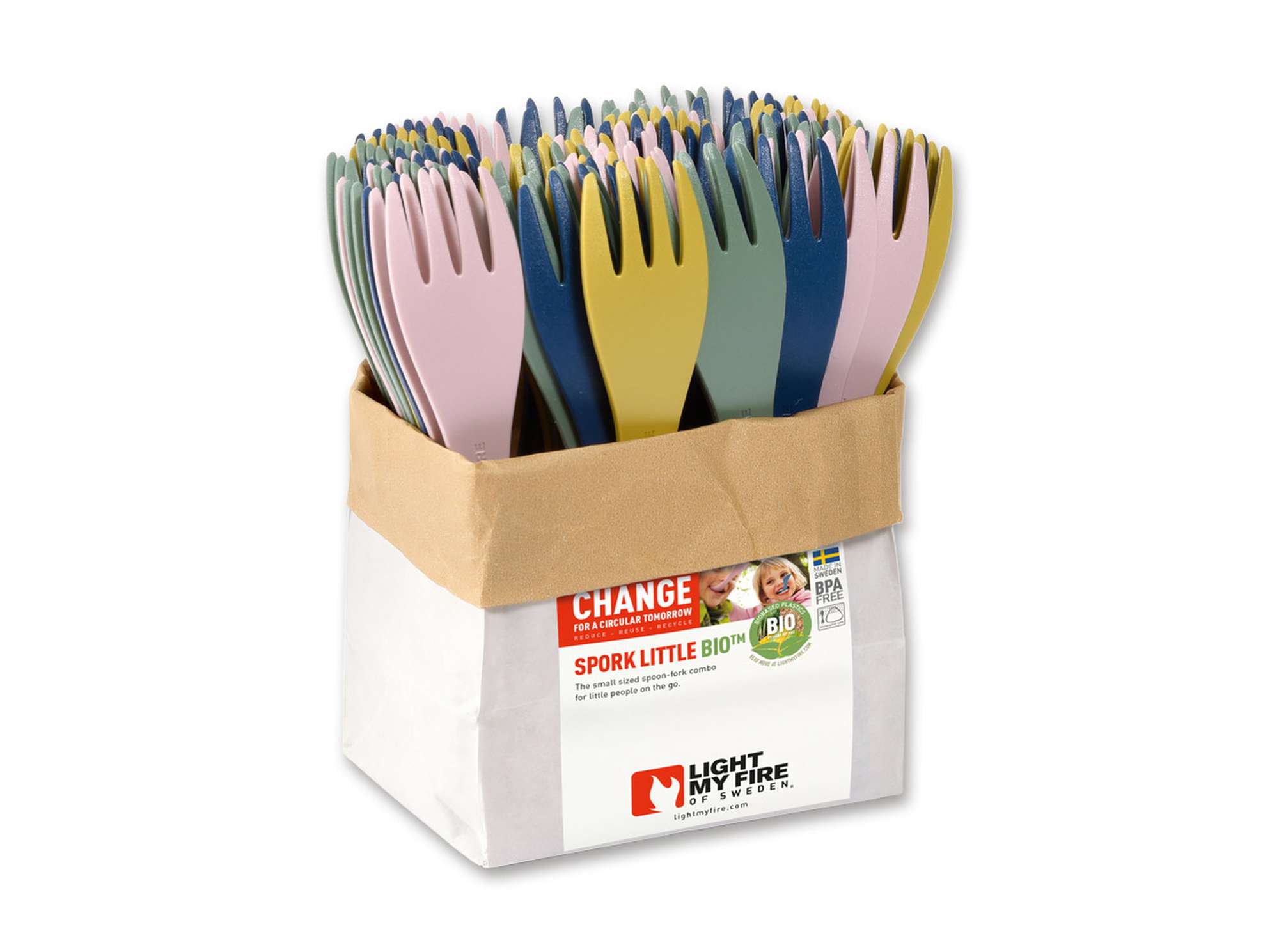 Light My Fire Spork Original BIO Nature KraftBag 60 pcs