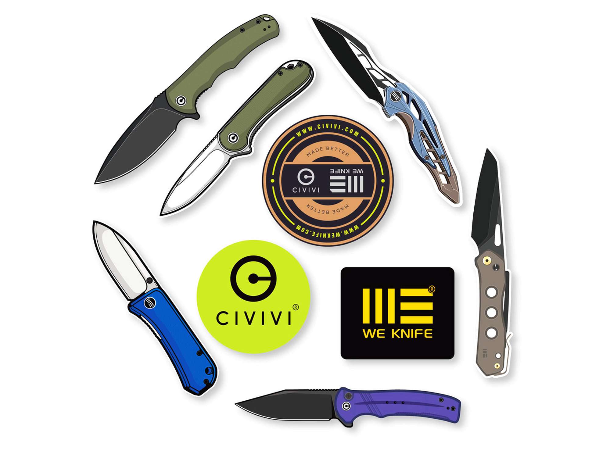 WE Knife WE Knife Patch & Sticker Giveaway