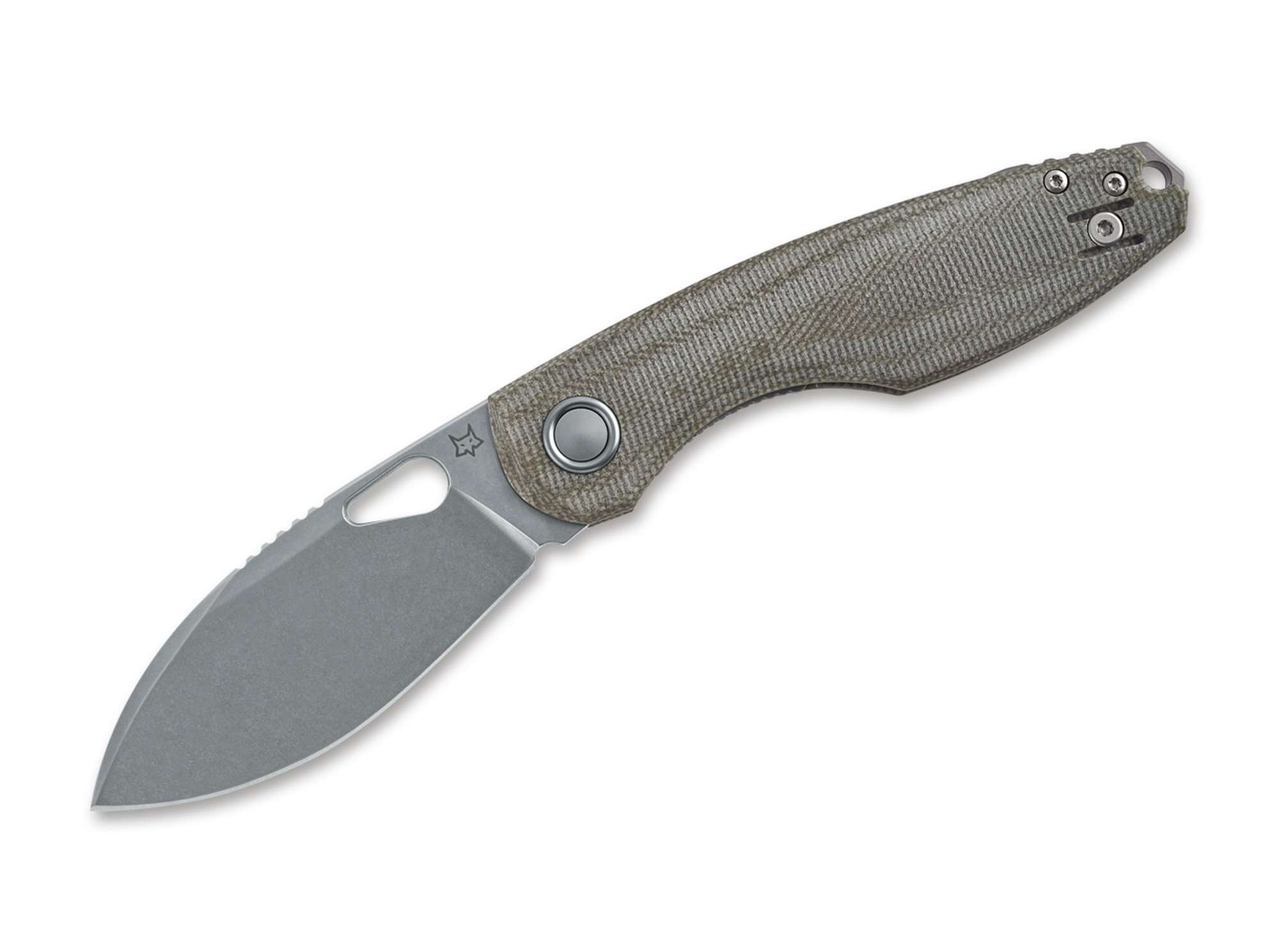 Chilin Micarta OD Green Fox Knives