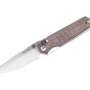 Sacra Micarta Natural Real Steel