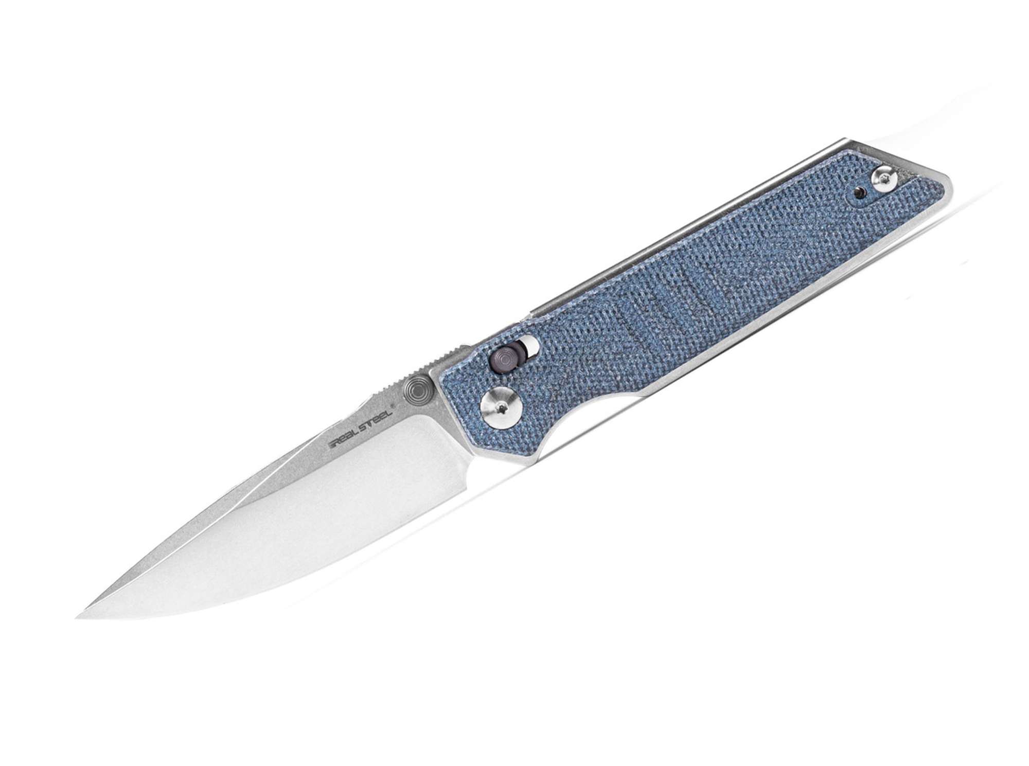 Sacra Micarta Denim Real Steel