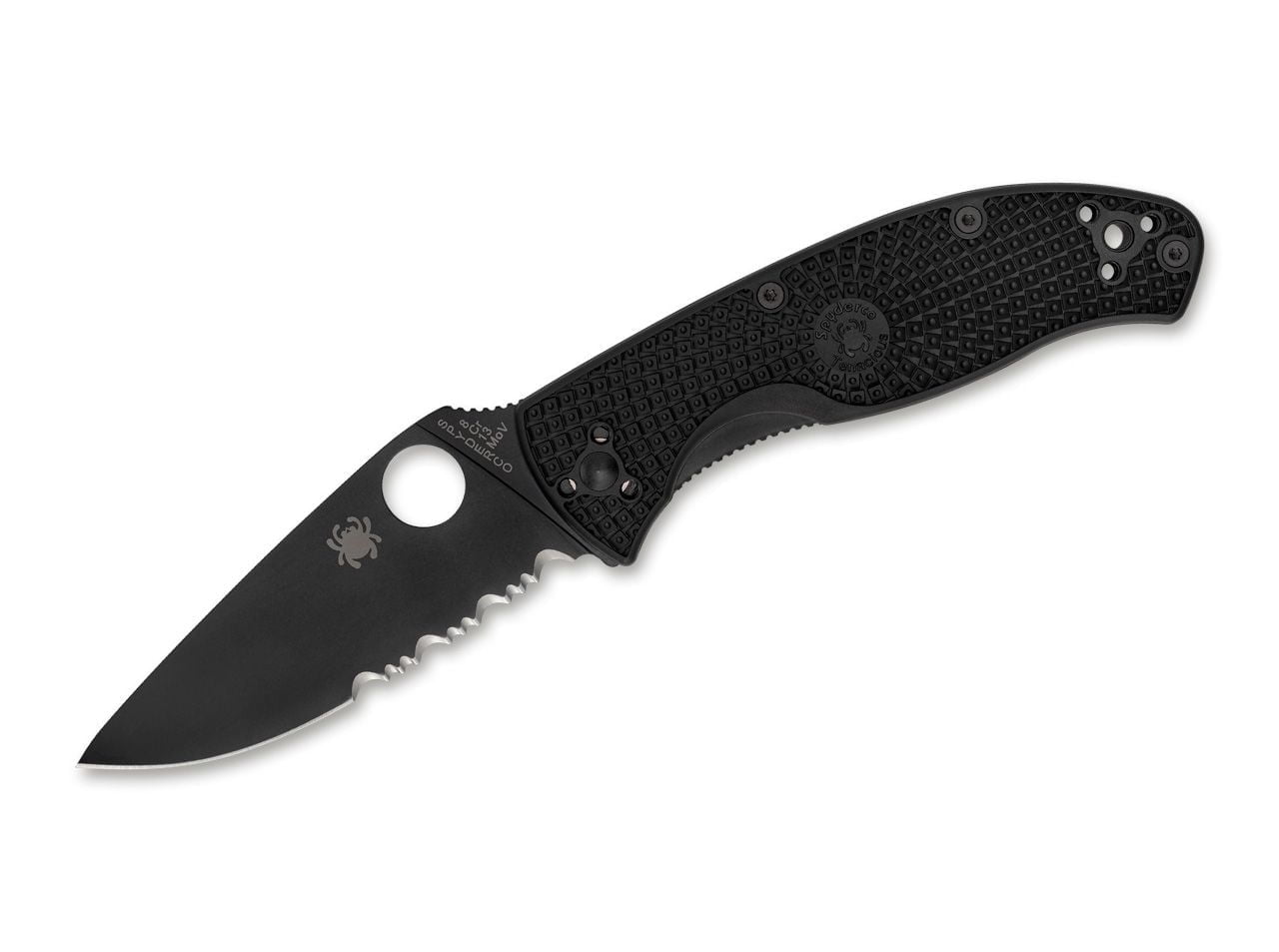 Tenacious Lightweight Black Combination Spyderco