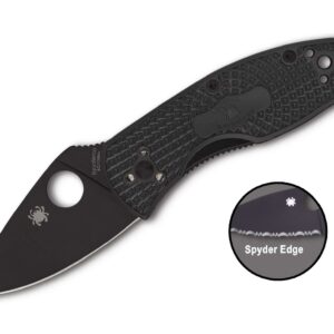 Ambitious Lightweight Black Blade SpyderEdge Spyderco