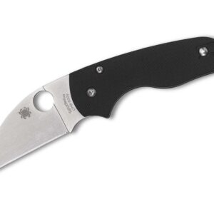 Lil' Native Wharncliffe G10 Black PlainEdge Spyderco