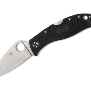 LeafJumper FRN Black PlainEdge Spyderco