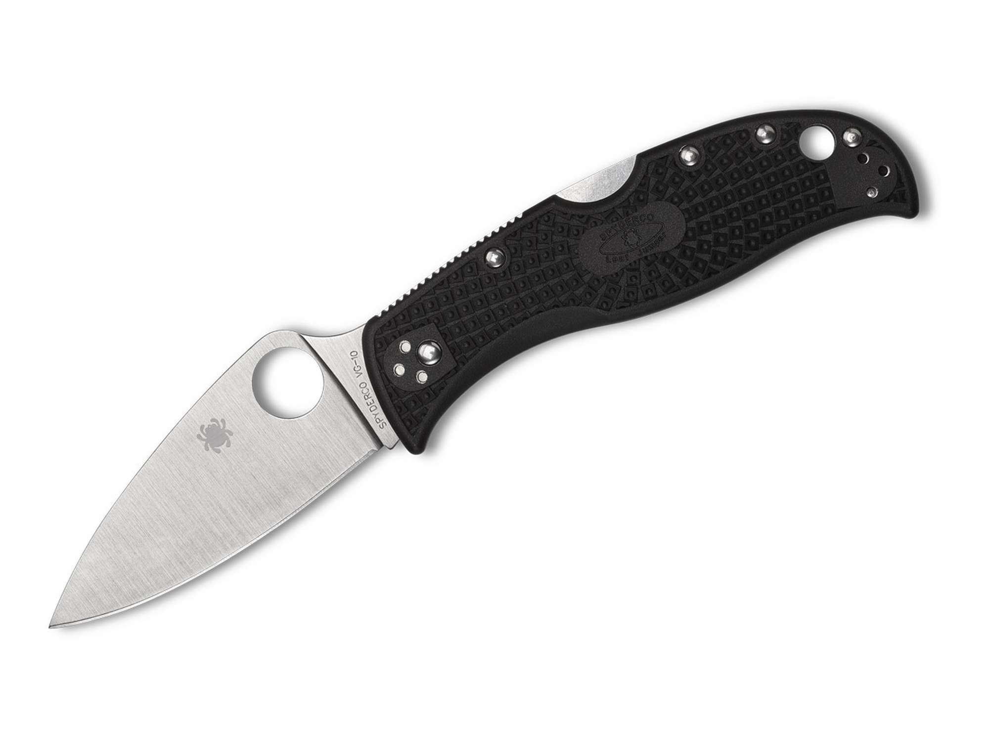 LeafJumper FRN Black PlainEdge Spyderco