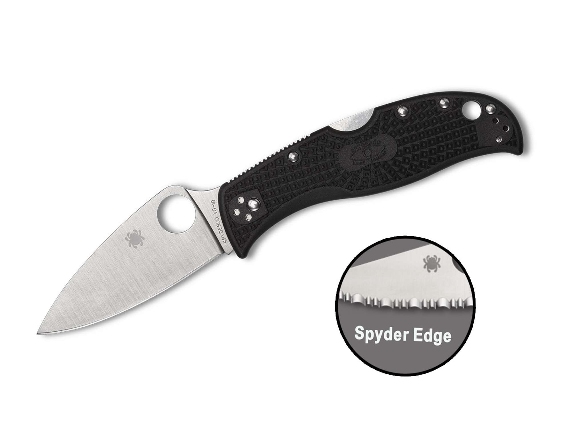 LeafJumper FRN Black SpyderEdge Spyderco