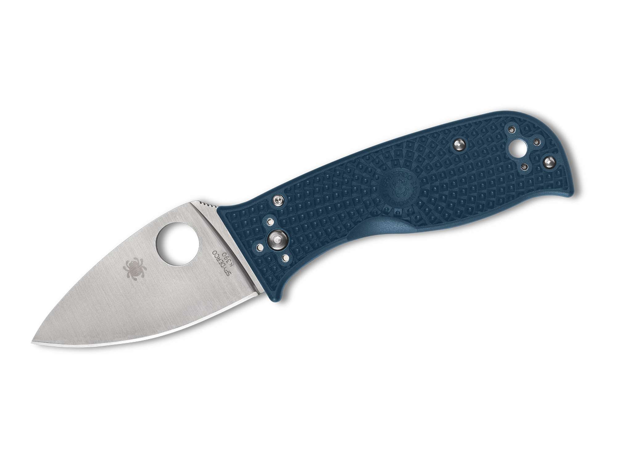 Lil' Temperance 3 Lightweight K390 Blue PlainEdge Spyderco