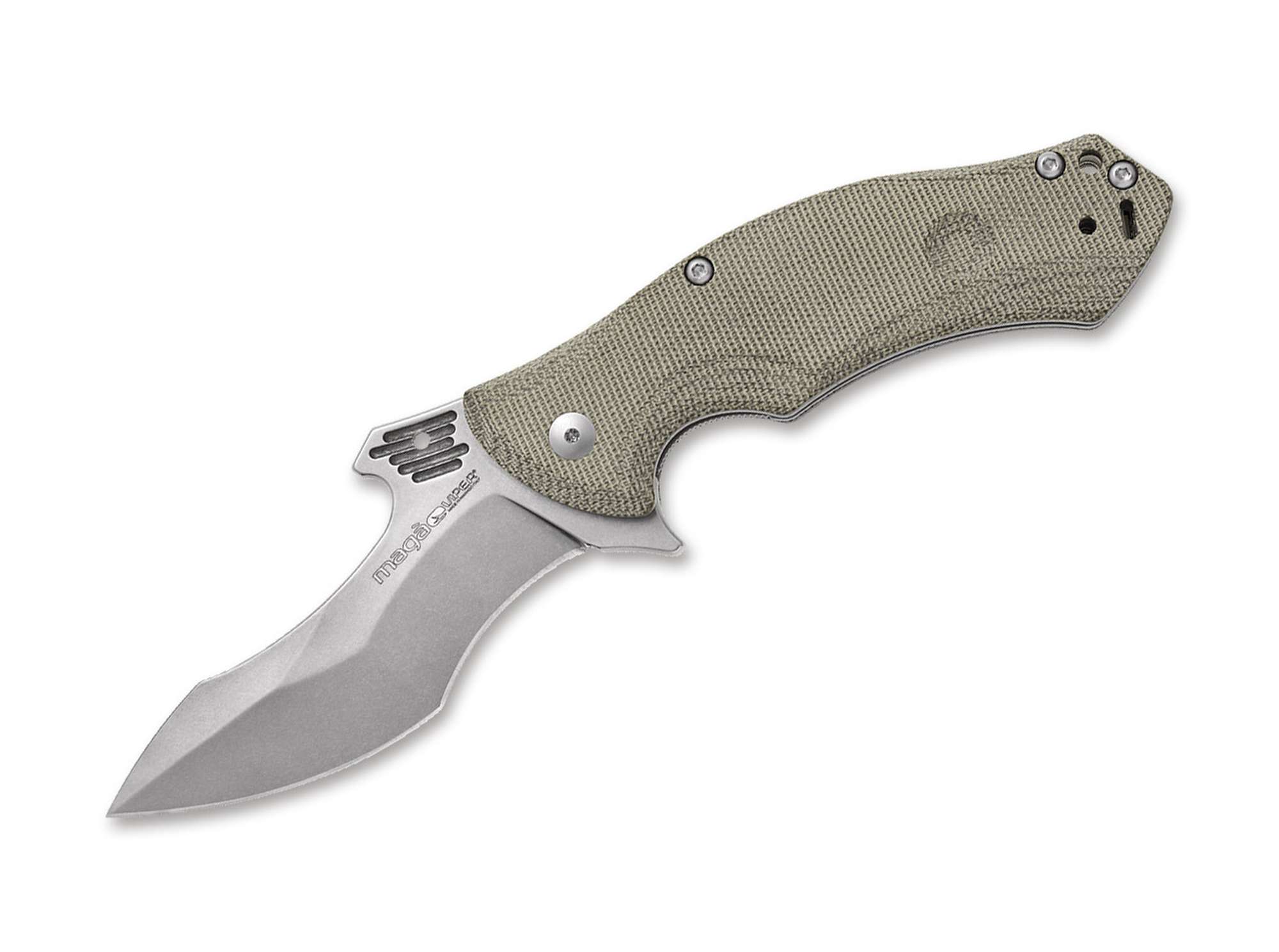 Magà Green Micarta Stonewash Viper