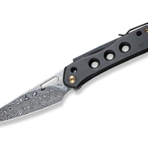 Vision R Titanium Black Damascus WE Knife