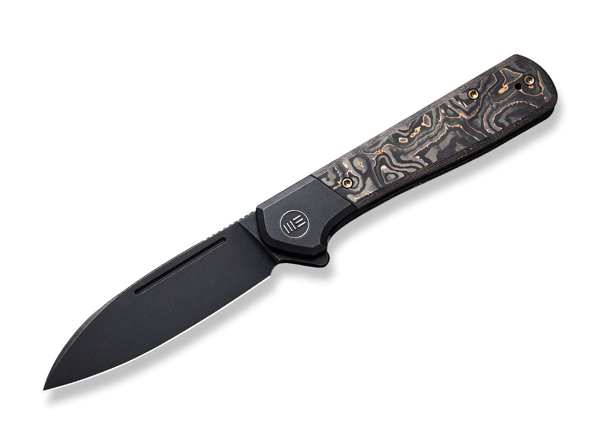 Soothsayer Titanium Copper CF All Black WE Knife