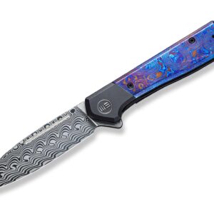 Soothsayer Damascus Purple  Timascus WE Knife