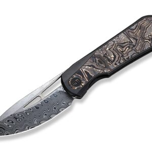Baloo Damascus Titanium CF Black WE Knife