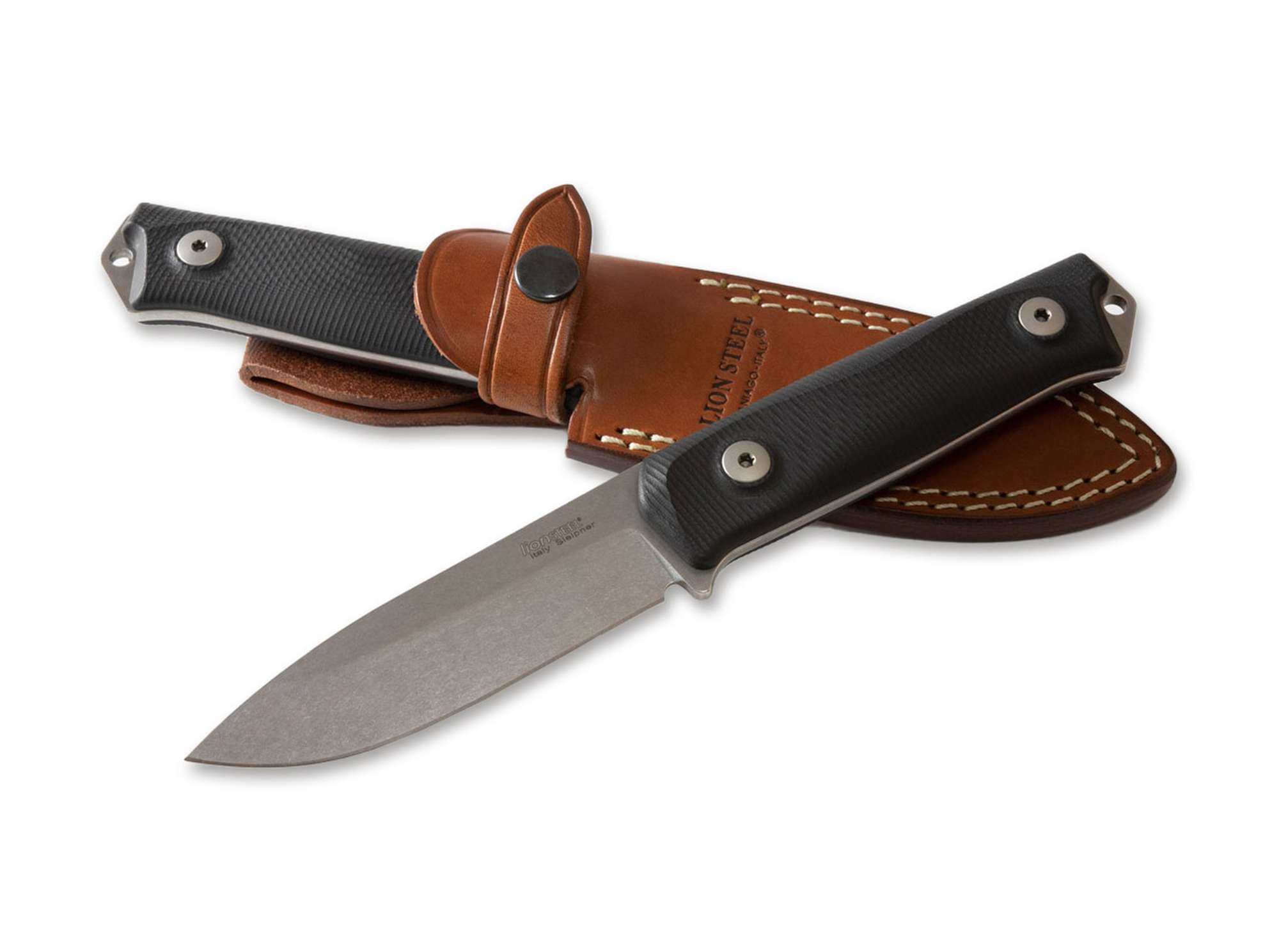 B41 Bushcraft G10 Black LionSteel