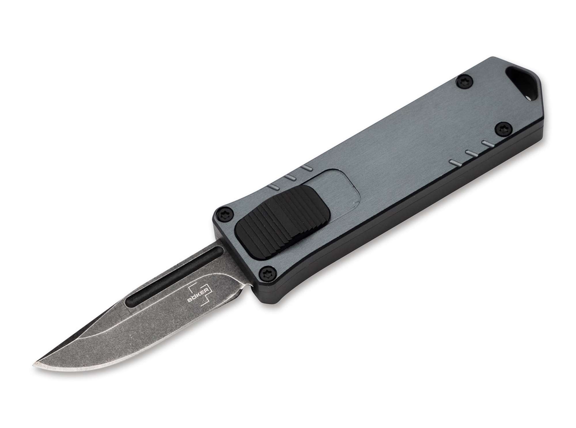 USB OTF Gray & Green Böker Plus