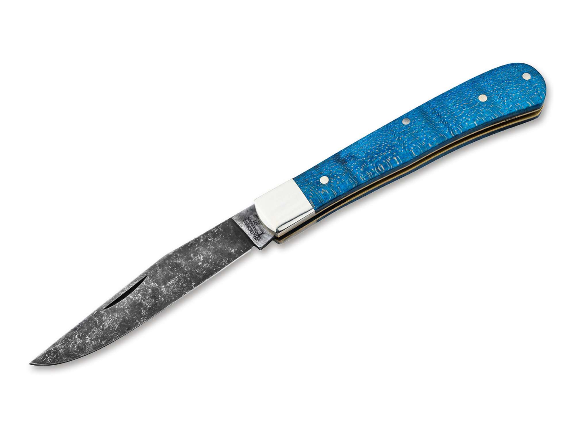 Trapper Uno Curly Maple O1 Böker Manufaktur Solingen