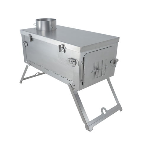 Winnerwell Fastfold PLUS Titanium Nested Pipe M-sized Camping Stove