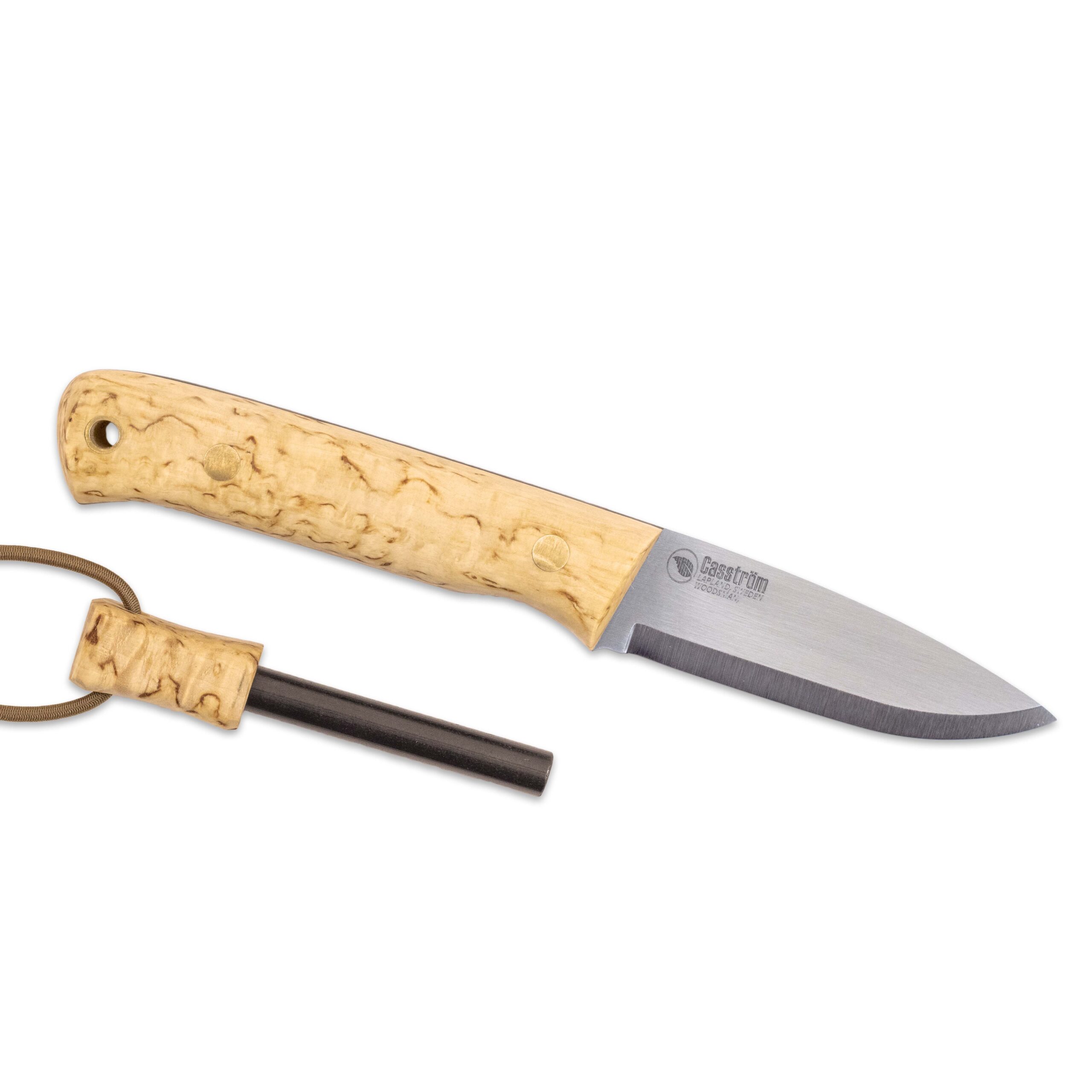 Casström Woodsman Curly Birch / Firesteel