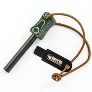 Casström Fire striker (Army), Green micarta