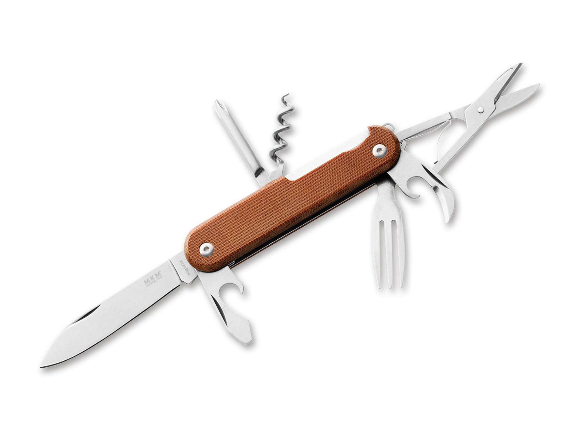 MKM Campo 7 MagnaCut Micarta Natural