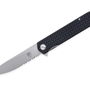 CobraTec Medium Cayden Black Drop Serrated
