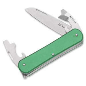 Fox Knives Vulpis 130-3 Aluminum OD Green