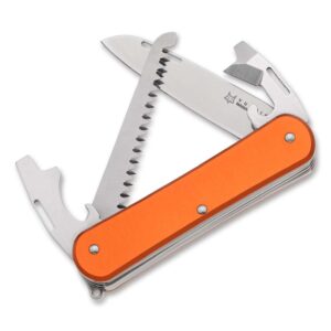 Fox Knives Vulpis 130-S4 Aluminum Orange
