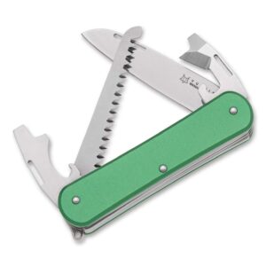 Fox Knives Vulpis 130-S4 Aluminum OD Green
