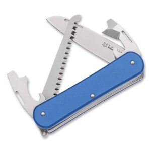 Fox Knives Vulpis 130-S4 Aluminum Sky Blue