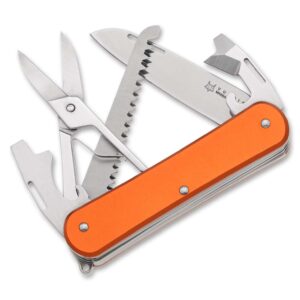 Fox Knives Vulpis 130-SF5 Aluminum Orange