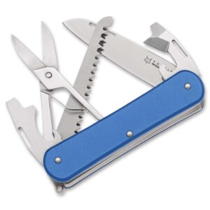 Fox Knives Vulpis 130-SF5 Aluminum Sky Blue