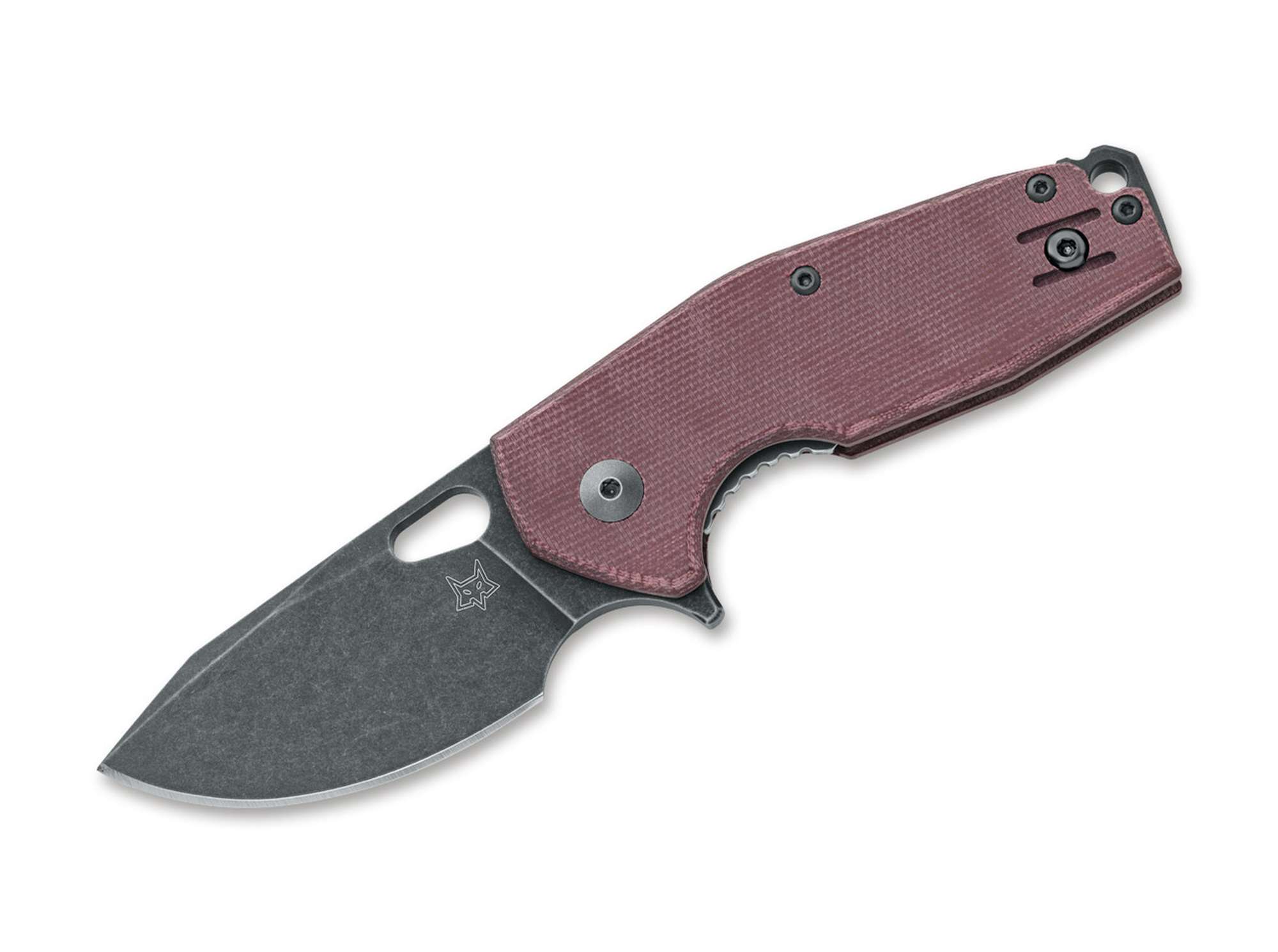 Fox Knives Suru Micarta Burgundy