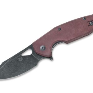 Fox Knives Yaru Micarta Burgundy