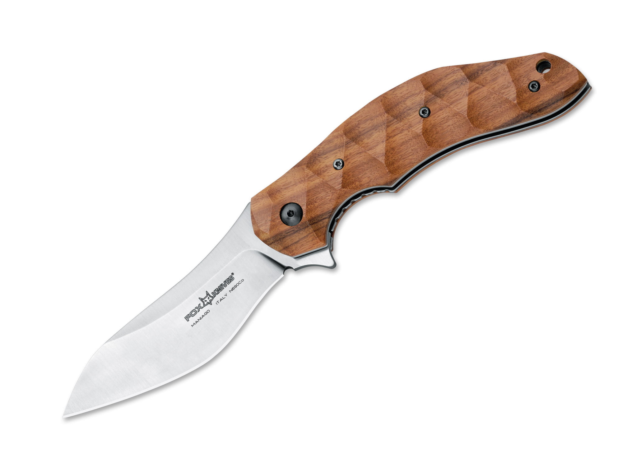 Fox Knives Ansø Flipper Santos Wood