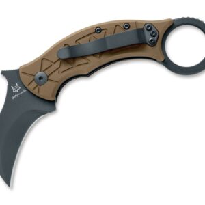 Fox Knives Tribal K Titanium Bronze Black PVD