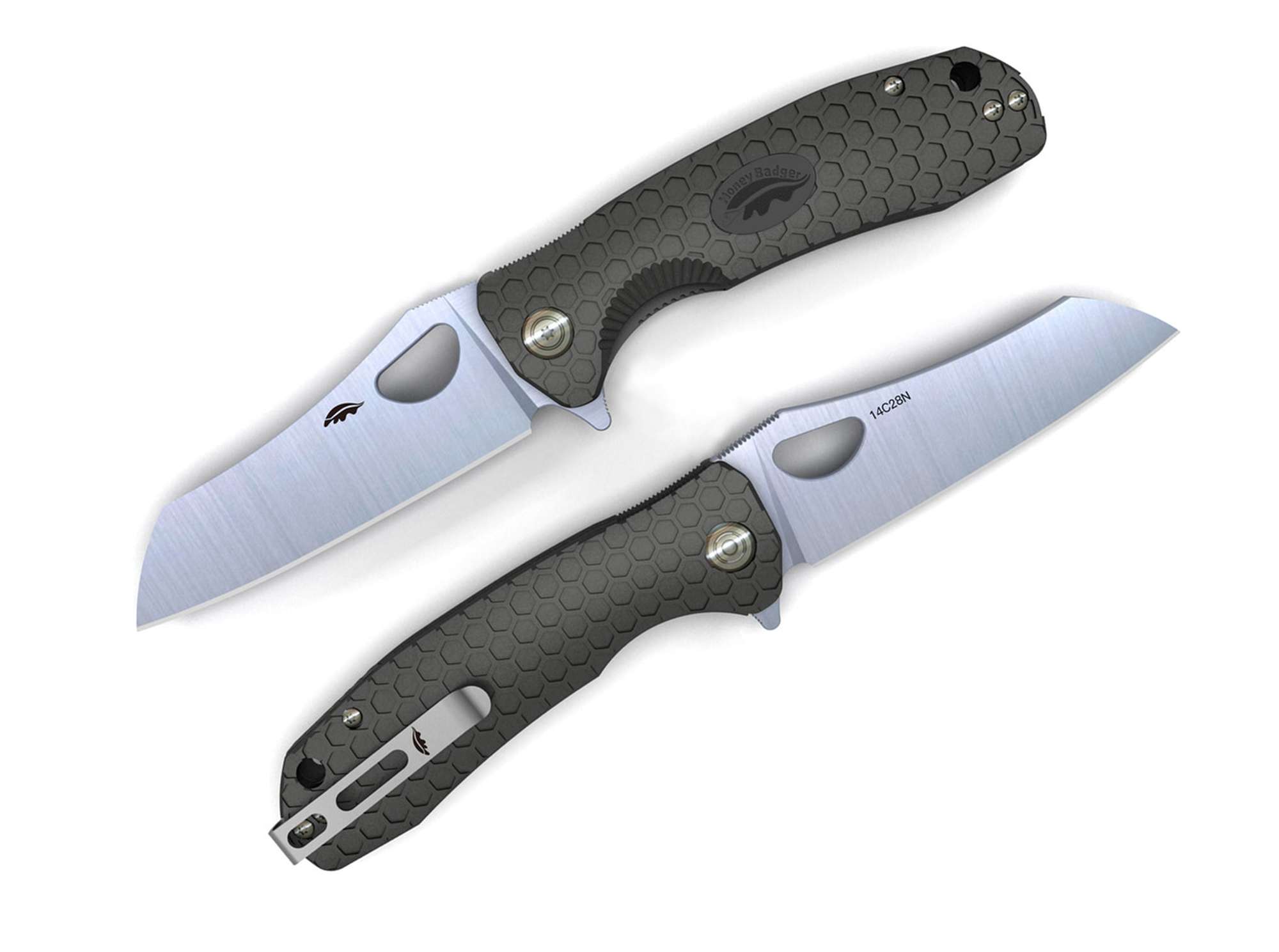 Honey Badger Wharncliffe 14C28N Medium Black