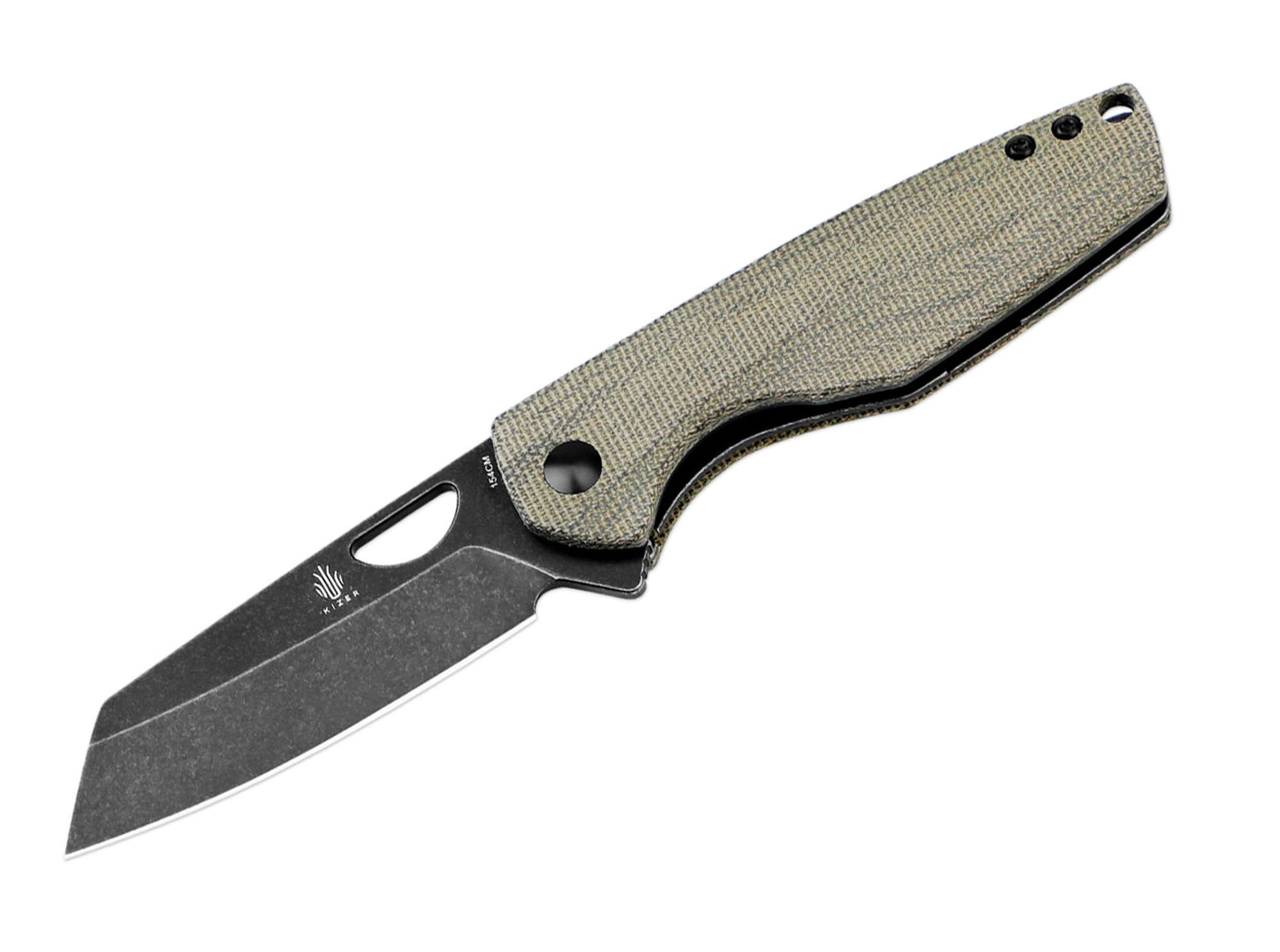 Kizer Sparrow Micarta Green