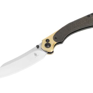 Kizer Clairvoyant 154CM Brass Micarta Black