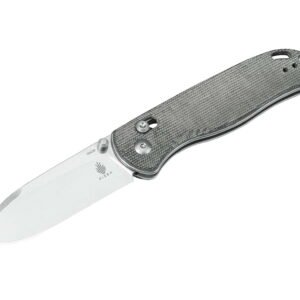 Kizer Drop Bear Micarta Grey