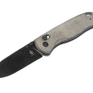 Kizer Drop Bear Micarta Green
