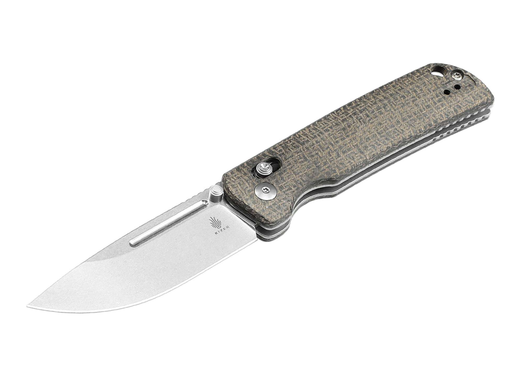 Kizer Escort Micarta Green