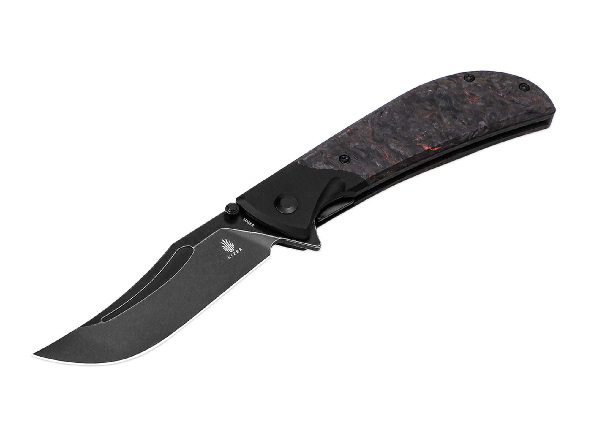 Kizer Phoenix Aluminum CF Black