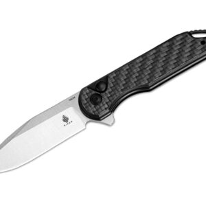 Kizer Assassin CF G10 Black Button Lock