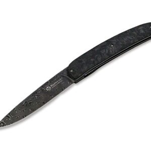 Maserin Gourmet Knife Damascus CF Black