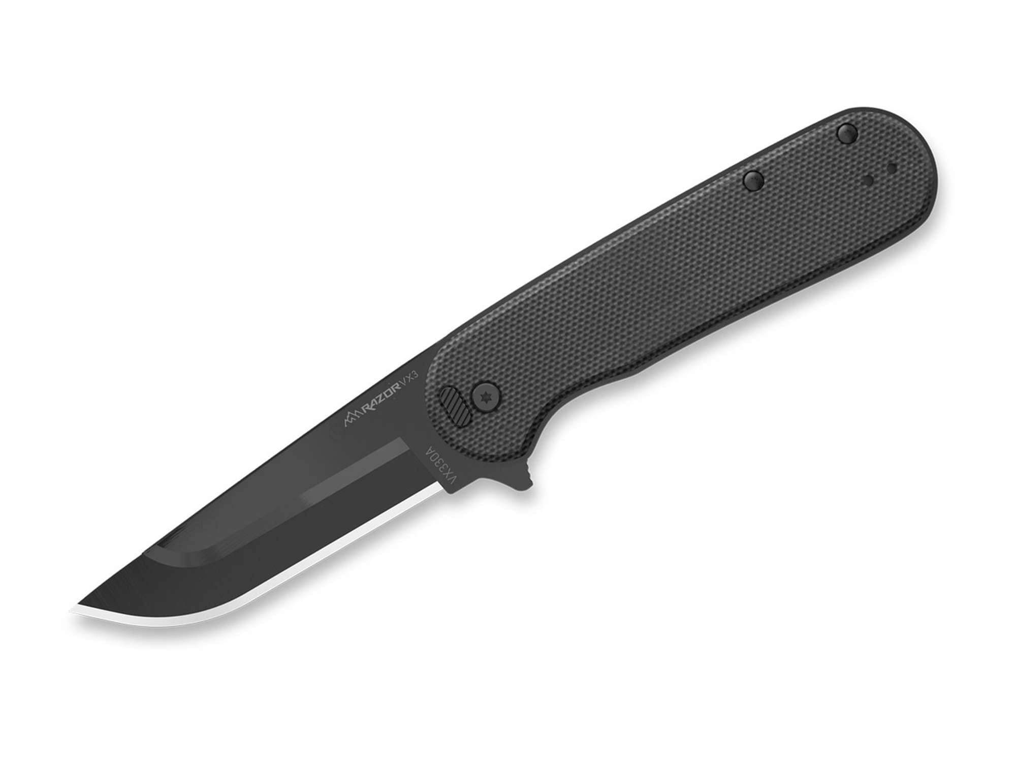 Outdoor Edge Razor VX3 3.0" G10 All Black