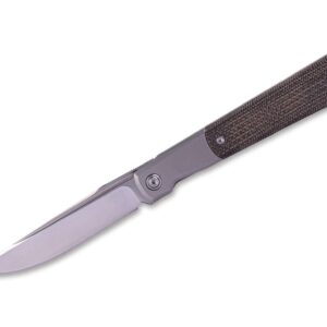 Real Steel RB-7 Titanium Natural Micarta