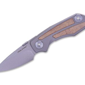 Real Steel Delta Frame Lock TC4 Micarta Natural