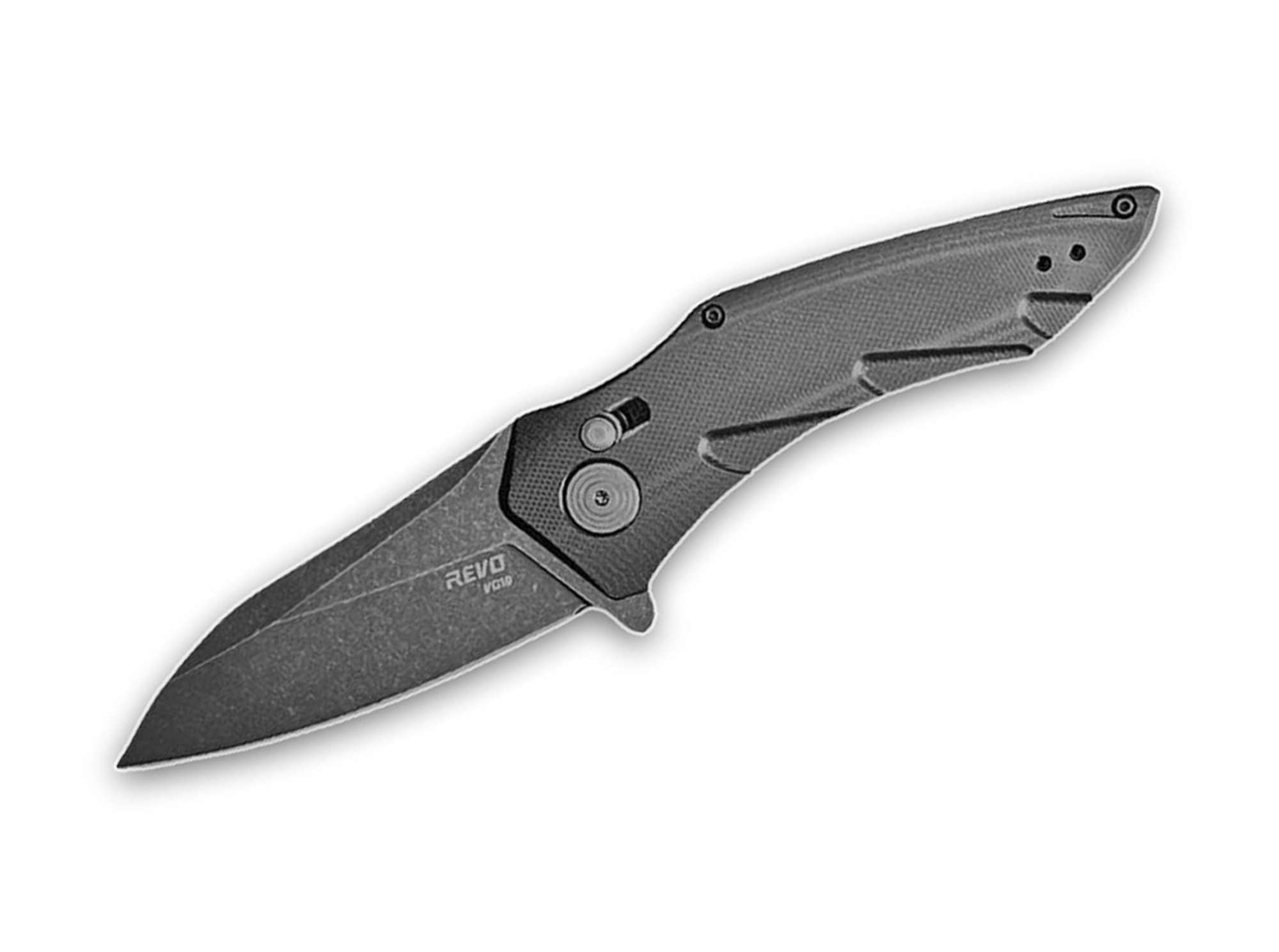 REVO Storm Drop Point G10 Black
