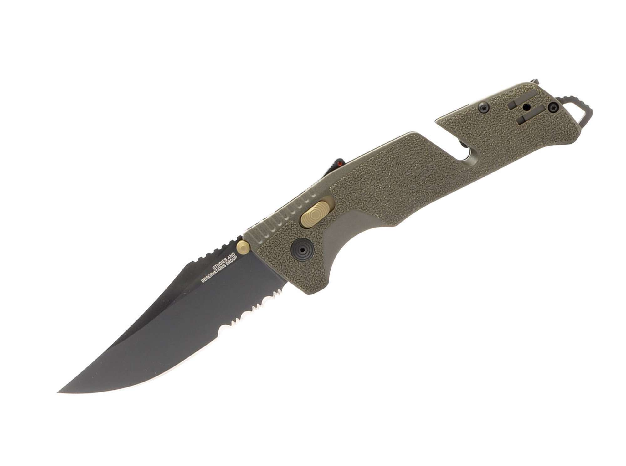 SOG Trident AT OD Serrated